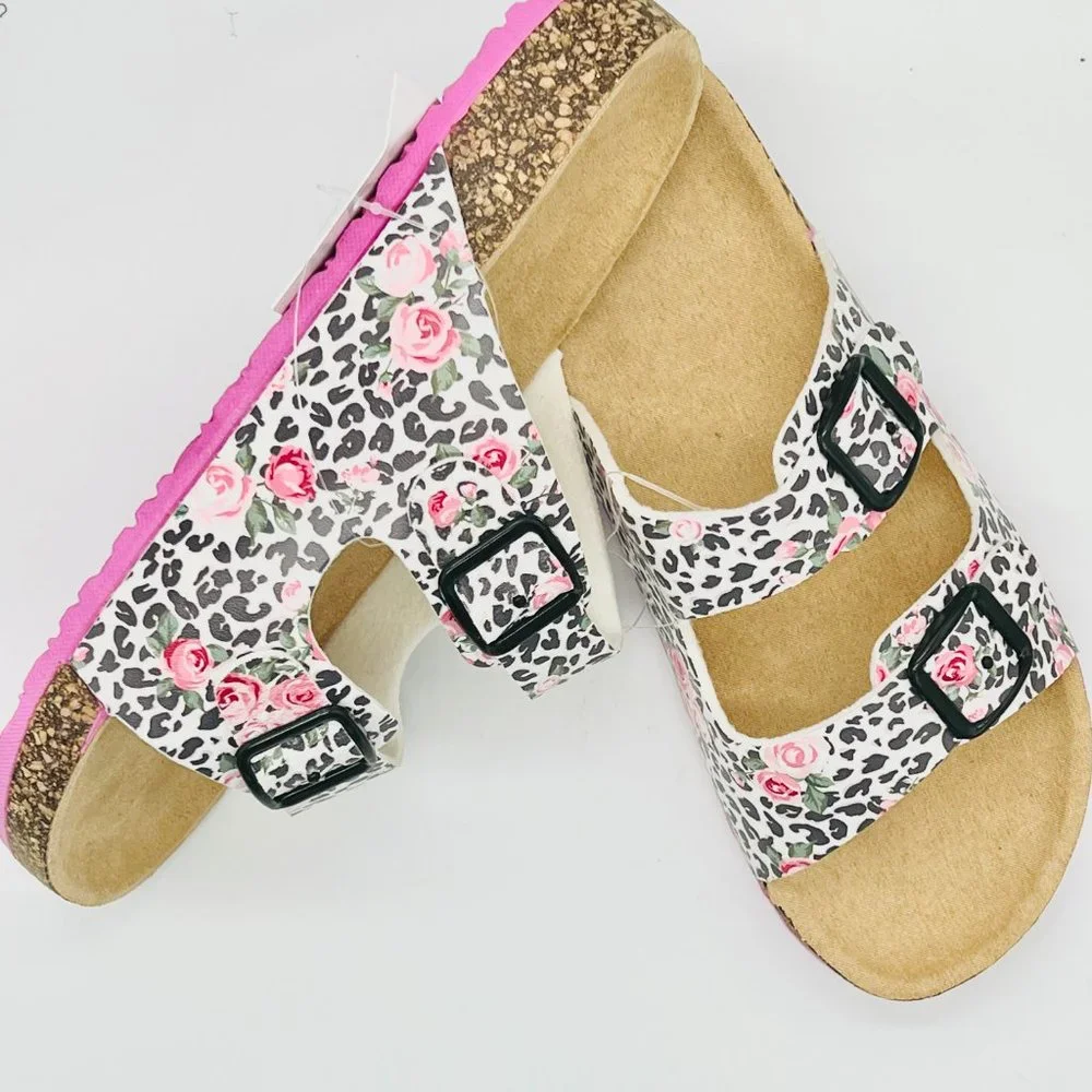 Girls Leopard Sandals - Picture 3 of 3